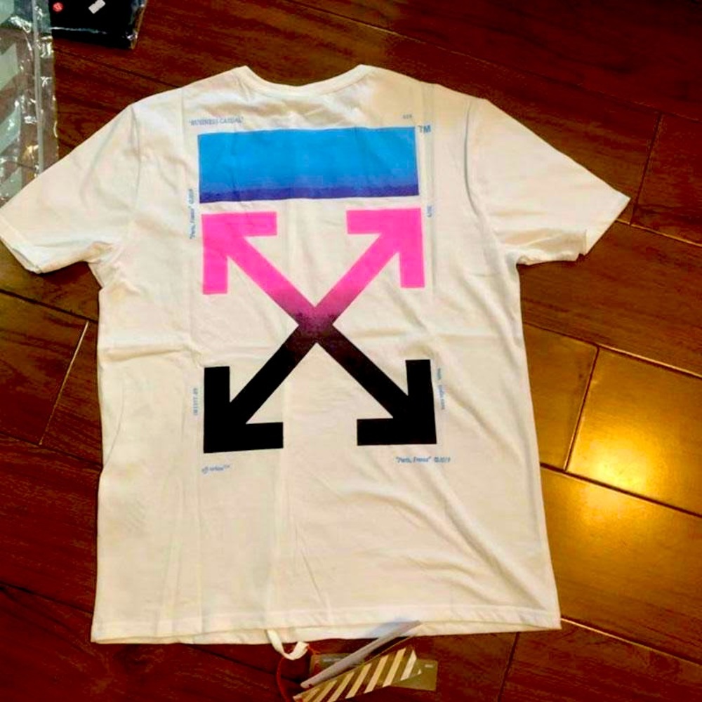 off white shirt that never been worn it fit over size